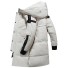 Herren-Winter-Daunenjacke F1265 creme