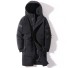 Herren-Winter-Daunenjacke F1265 schwarz