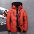 Herren-Winter-Daunenjacke S43 rot