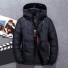 Herren-Winter-Daunenjacke S43 schwarz