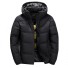 Herren-Winter-Daunenjacke S48 schwarz