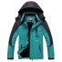 Herren-Winterjacke mit Kapuze hellblau