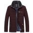 Herren-Winterjacke S28 weinrot