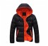 Herren-Winterjacke Santos J953 schwarz-orange