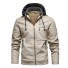 Herren-Winterlederjacke F1080 creme