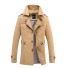 Herren-Wintermantel J981 Beige