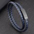 Herrenarmband aus geflochtenem Leder 1