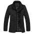 Herrenjacke F1076 schwarz