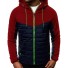 Herrenjacke F1077 burgunderrot