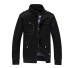 Herrenjacke mit Kragen J2588 schwarz