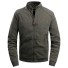 Herrenjacke mit Kragen S109 kaffee