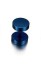 Herrenohrringe in Form einer Hantel J2943 blau