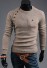 Herrenpullover mit Tasche F308 beige