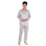 Herrenpyjama T2402 grau