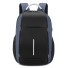 Herrenrucksack mit USB E957 blau