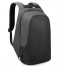 Herrenrucksack mit USB E971 dunkelgrau