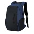 Herrenrucksack mit USB E997 dunkelblau