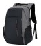 Herrenrucksack mit USB E997 grau