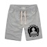 Herrenshorts mit Aufdruck A1397 grau