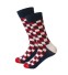 Herrensocken mit Aufdruck rot