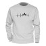 Herzschlag Herren-Sweatshirt 9