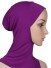 Hidżab kobiet purpurowy