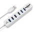 High-Speed-Hub USB HUB 2 in 1 SD-Kartenleser J1641 weiß