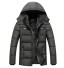 Hochwertige Herren-Winterjacke J1962 grau