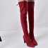 Hohe Damenstiefel J1804 rot