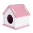 Holzhaus für Nagetiere C853 rosa