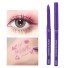 Hosszan tartó zselé szemkihúzó Eye Liner Pen vízálló szemkihúzó lila