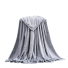 Hřejivá flanelová deka 100 x 150 cm šedá