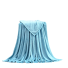 Hřejivá flanelová deka 100 x 150 cm světle modrá