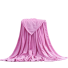 Hřejivá flanelová deka 100 x 150 cm světle růžová