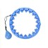 Hula Hoop z obciążnikami 85 cm niebieski