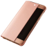 Husă cu clapetă Smart Clear View pentru Huawei Mate 10 Pro roz vechi