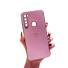 Husa de protectie cu inima pentru Xiaomi Redmi 9 roz închis