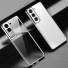 Husa de protectie transparenta cu cadru metalic pentru Samsung Galaxy A54 5G argint