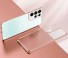 Husa de protectie transparenta cu cadru metalic pentru Samsung Galaxy A54 5G roz