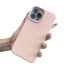 Husa din silicon pentru iPhone 15 roz deschis
