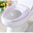 Husa scaunului de toaletă adezivă violet