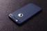 Husa ultra subtire din silicon pentru iPhone J1014 albastru inchis