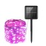 Iluminat solar 32 m 300 LED-uri violet