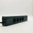 Intelligens hosszabbító kábel 4x aljzat, 4x USB 1,8 m fekete