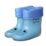 Isolierte Kinderstiefel blau