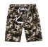 J1942 Camouflage-Strandshorts für Jungen grün