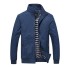 Jachetă elegantă pentru bărbați J2269 albastru inchis
