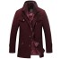 Jachetă elegantă pentru bărbați J2695 burgundy
