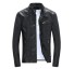 Jack J2066 Herren-Lederjacke schwarz