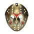 Jason Friday the 13th Mask Masca de Halloween Masca infricosatoare de carnaval Jason Friday the 13th Accesoriu pentru costum Masca de hochei aur